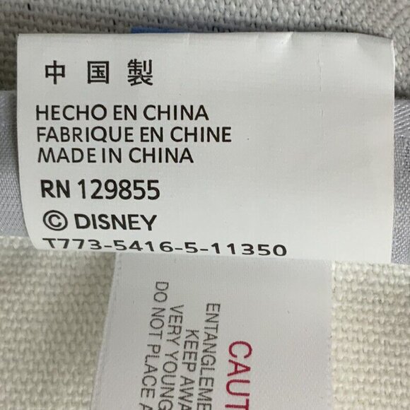 Walt Disney World 1971 Mickey Mouse Large Canvas Tote Bag Navy Souvenir - Picture 3 of 5